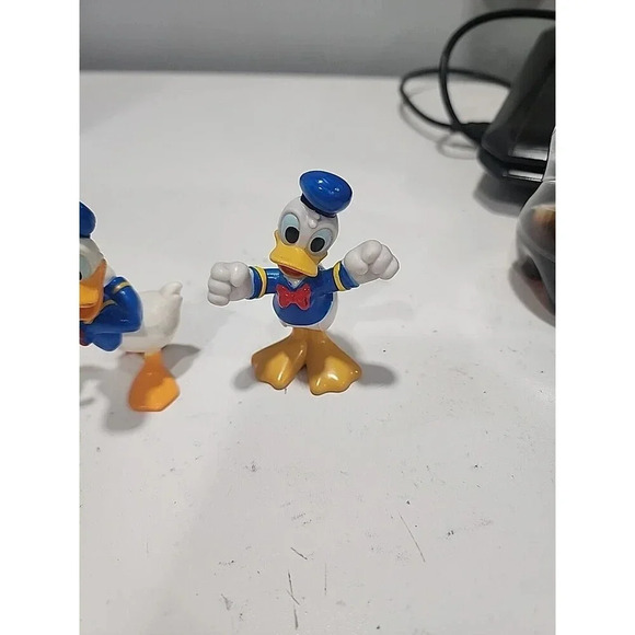 Disney Mickey Mouse 5 Figures Cake Toppers Mickey Pluto Donald Goofy - Picture 6 of 6